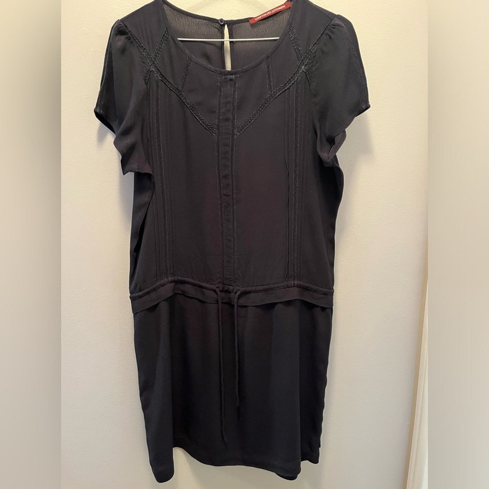 Navy blue dress CDC, comptoir des cotonniers